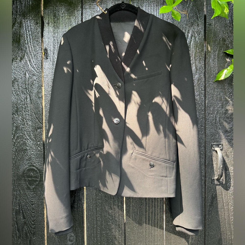 ALEXANDER WANG black sport blazer